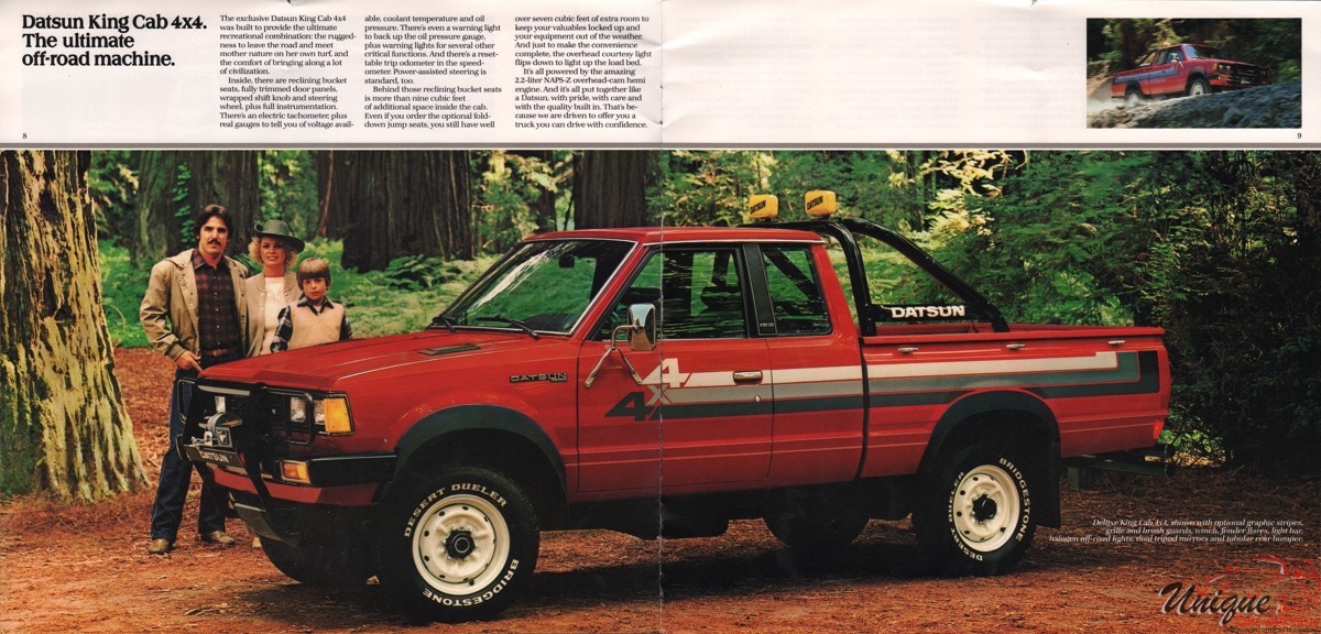 1982 Datsun Trucks Brochure Page 10